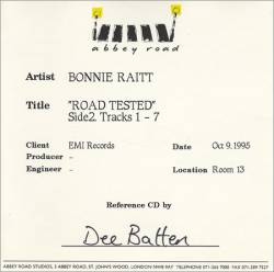 Bonnie Raitt : Road Tested